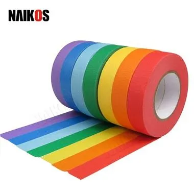 Обојена маскирна трака за рукотворине, етикетирање, „уради сам“ декоративне